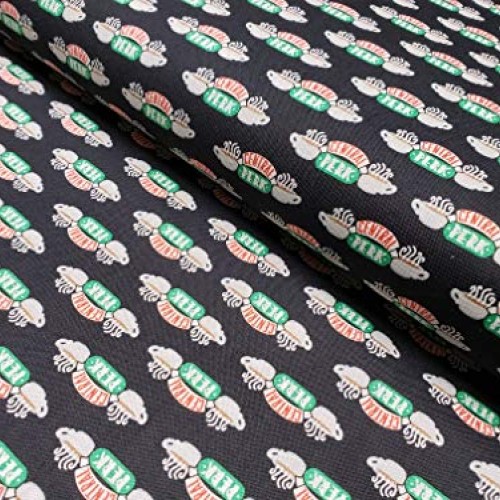 Friends 25th Anniversary Central Peak Novelty Cotton Fabric by The...