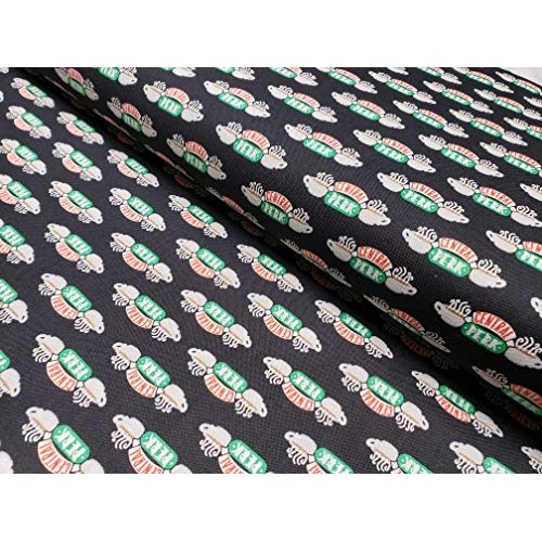 Friends 25th Anniversary Central Peak Novelty Cotton Fabric by The...