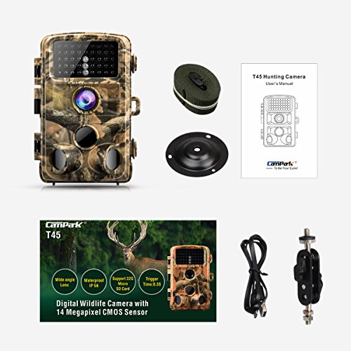 Campark Trail Camera-Waterproof Game Hunting Scouting Cam 14MP 108...