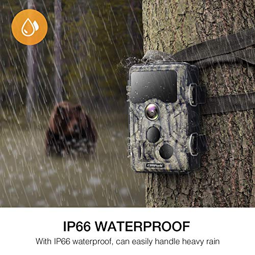 Campark WiFi Bluetooth Trail Camera 20MP 1296P Game Hunting Camera...