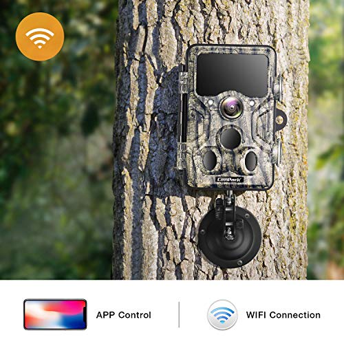 Campark WiFi Bluetooth Trail Camera 20MP 1296P Game Hunting Camera...