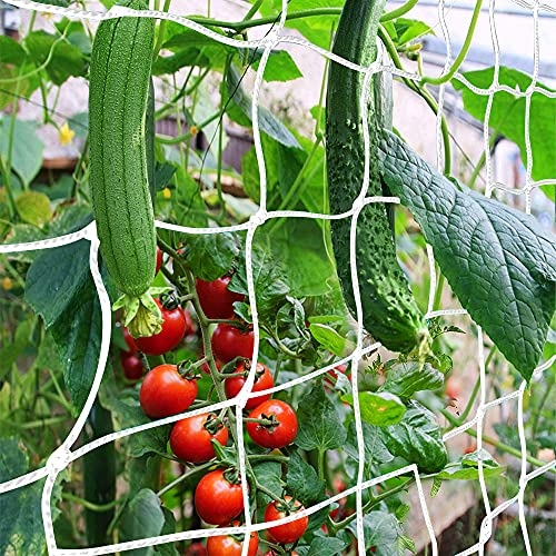 Trellis Netting, CANAGROW Heavy-Duty Garden Plant Trellis Netting ...