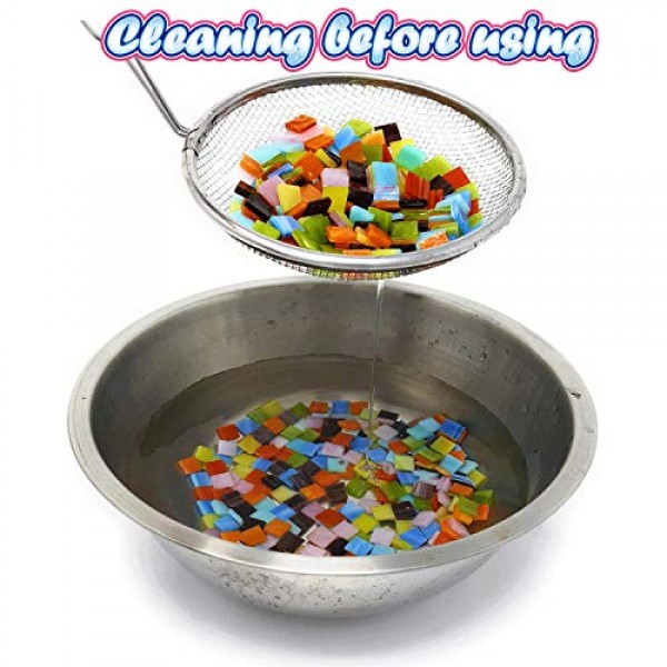 Colorful Mosaic Tiles - 480 Pieces Pack of Assorted Stained Glass ...