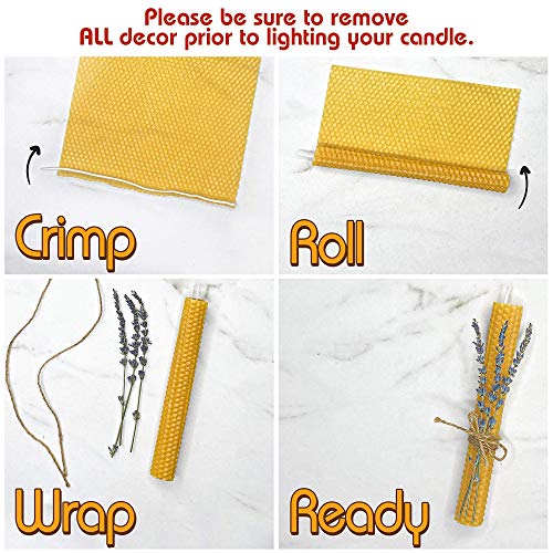Candle Making Kit Beeswax - 22 Pcs ALL-INCLUSIVE DIY Candle Making...