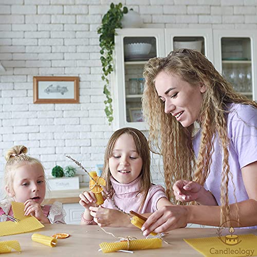 Candle Making Kit Beeswax - 22 Pcs ALL-INCLUSIVE DIY Candle Making...