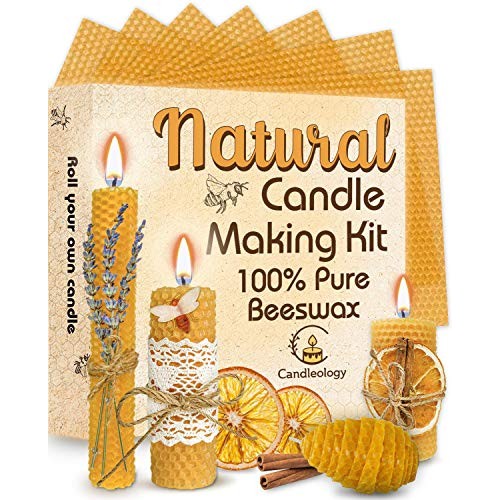 Candle Making Kit Beeswax - 22 Pcs ALL-INCLUSIVE DIY Candle Making...