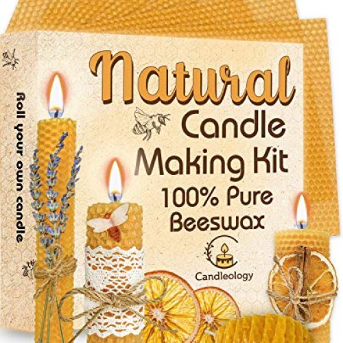 Candle Making Kit Beeswax - 22 Pcs ALL-INCLUSIVE DIY Candle Making...