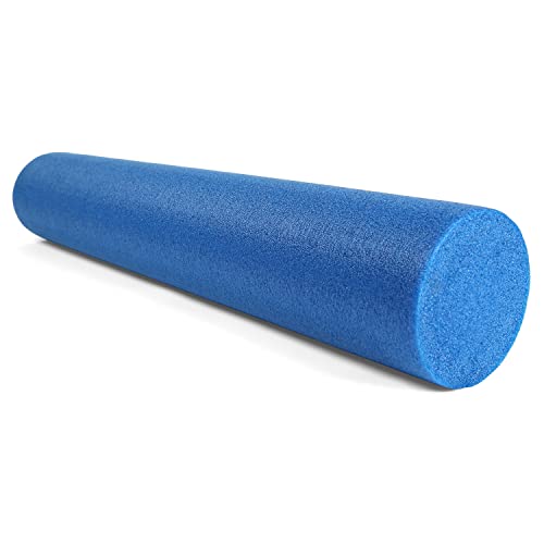 CanDo Blue PE Foam Rollers for Fitness, Exercise Muscle Restoratio...