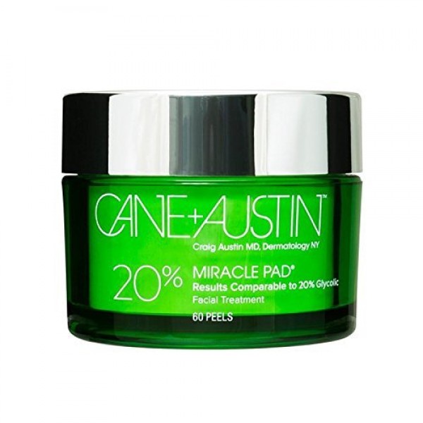 CANE + AUSTIN Miracle Pad, 20% Glycolic Equivalent Facial Peel Pads