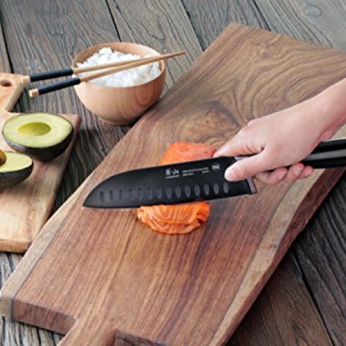 Cangshan K Series 59199 German Steel Forged Santoku Knife, 7-Inch ...