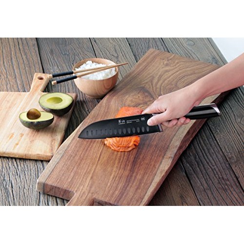 Cangshan K Series 59199 German Steel Forged Santoku Knife, 7-Inch ...