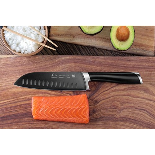 Cangshan K Series 59199 German Steel Forged Santoku Knife, 7-Inch ...