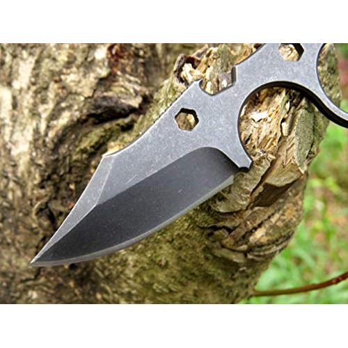 Canku C021 Fixed Blade Tactical Knives D2 Blade, Stainless Steel H...