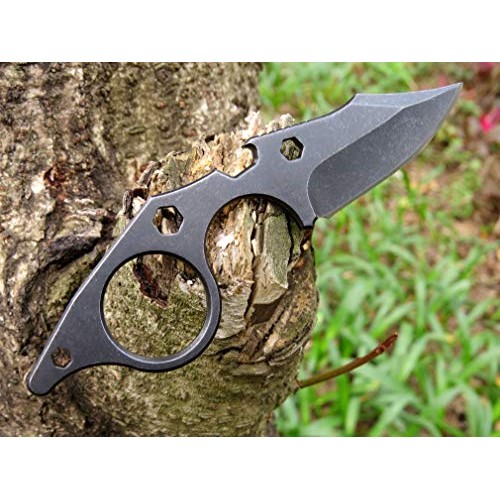 Canku C021 Fixed Blade Tactical Knives D2 Blade, Stainless Steel H...