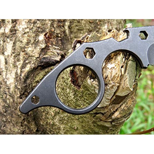 Canku C021 Fixed Blade Tactical Knives D2 Blade, Stainless Steel H...