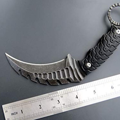 Canku C1110 Claw Knife, Fixed Blade Knife, D2 Steel Blade +G10 Han...