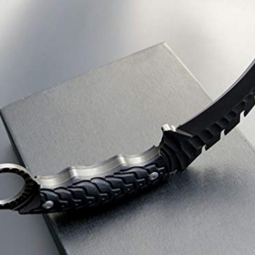 Canku C1110 Claw Knife, Fixed Blade Knife, D2 Steel Blade +G10 Han...