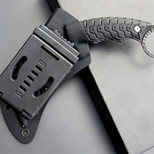 Canku C1110 Claw Knife, Fixed Blade Knife, D2 Steel Blade +G10 Han...