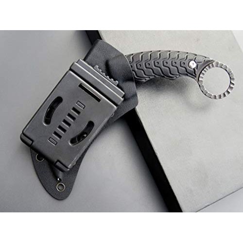 Canku C1110 Claw Knife, Fixed Blade Knife, D2 Steel Blade +G10 Han...
