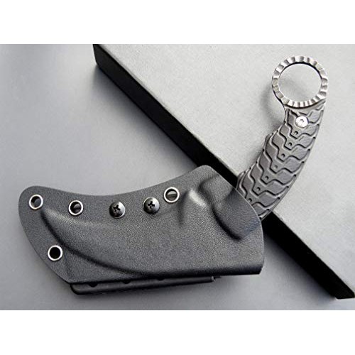 Canku C1110 Claw Knife, Fixed Blade Knife, D2 Steel Blade +G10 Han...