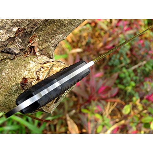 Canku C1690 Fixed Blade Knife D2 Steel G10 Handle 6.5 Inches Compa...