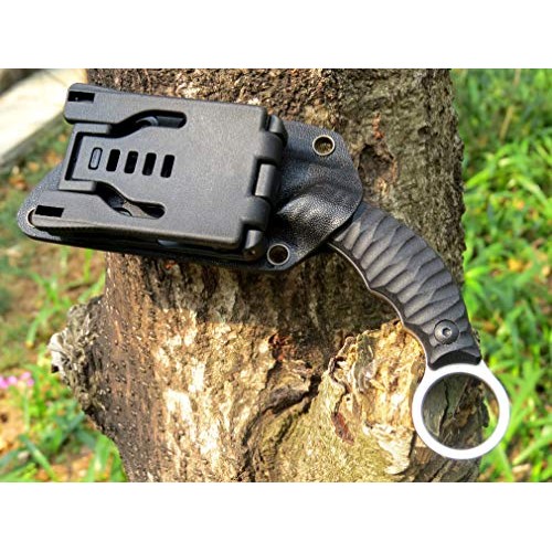 Canku C1690 Fixed Blade Knife D2 Steel G10 Handle 6.5 Inches Compa...