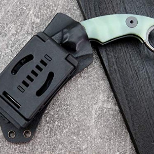 Canku C1691 Fixed Blade Knife D2 Steel G10 Handle 4 Inches,Outdoor...