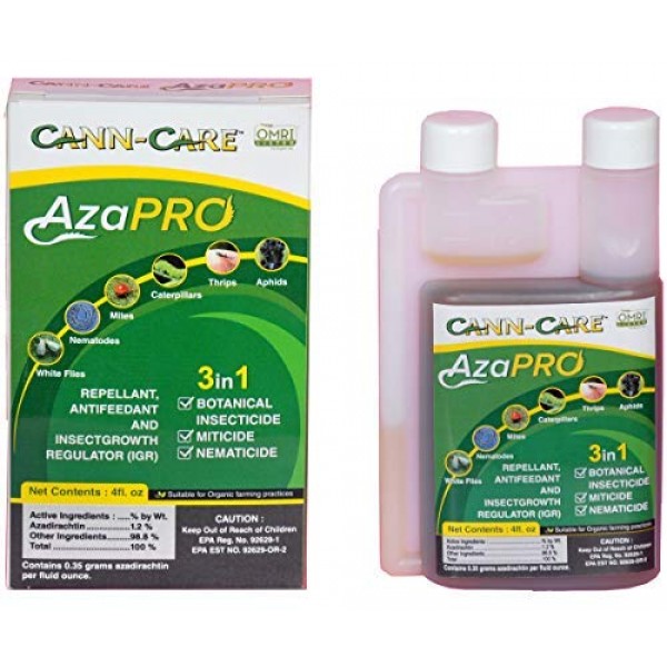 Cann-Care Azapro - 4 Ounces - Botanical Insecticide - Pest Managem...