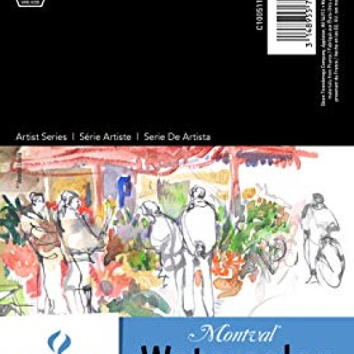 Canson Artist Series Montval Watercolor Pad, 5.5” x 8.5”, Top Wire...