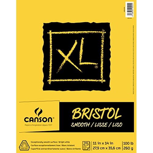 Canson XL Series Bristol Pad, Heavyweight Paper for Ink, Marker or...