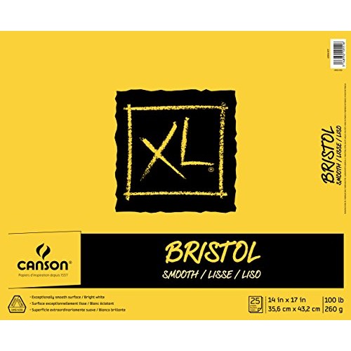 Canson XL Series Bristol Pad, Heavyweight Paper for Ink, Marker or...