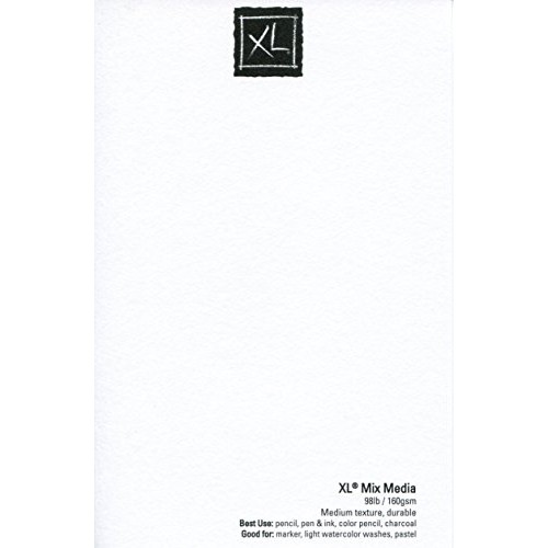 Canson XL Series Mix Paper Pad, Heavyweight, Fine Texture, Heavy S...