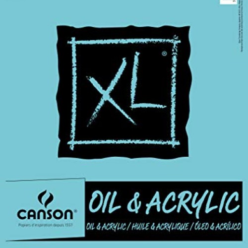 Canson XL Series Oil and Acrylic Paper Pad, Bleed Proof Canvas Lik...