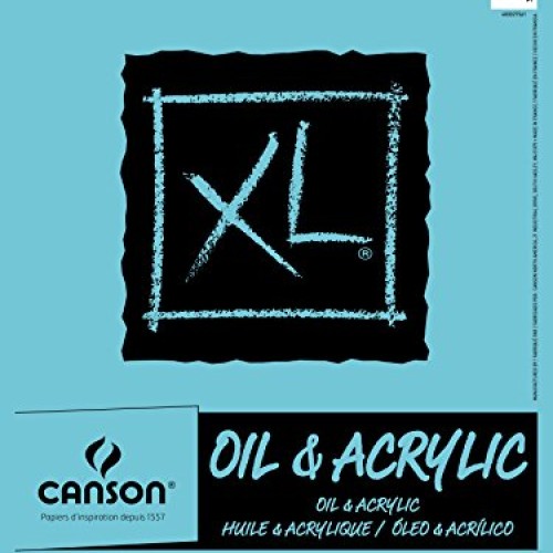 Canson XL Series Oil and Acrylic Paper Pad, Bleed Proof Canvas Lik...