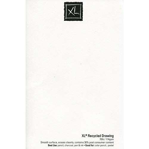 Canson XL Series Recycled Drawing Paper Pad, Top Wire Bound, 70 Po...