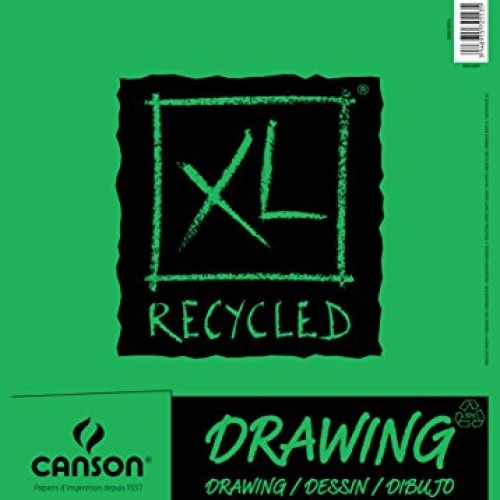 Canson XL Series Recycled Drawing Paper Pad, Top Wire Bound, 70 Po...