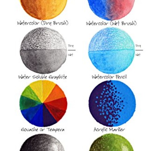 Canson XL Series Watercolor Pad, 9 x 12, Fold-over cover, 30 She...