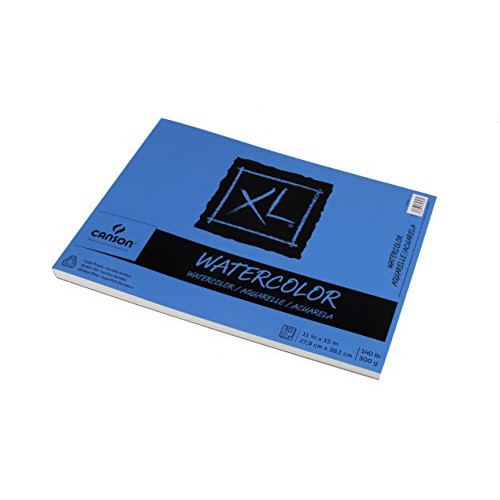 Canson XL Series Watercolor Textured Paper Pad for Paint, Pencil, ...