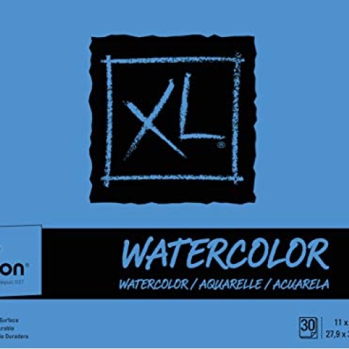 Canson XL Series Watercolor Textured Paper Pad for Paint, Pencil, ...