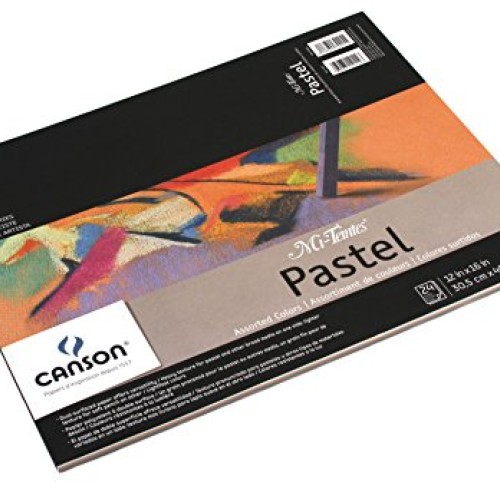 Mi-Teintes Pastel Pad, Assorted Colors 12X16 Fold Over