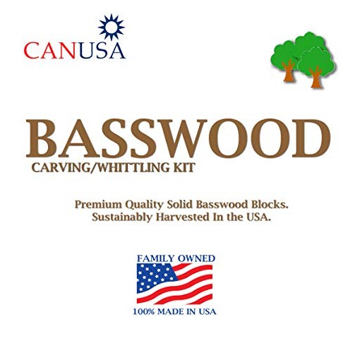 7 Piece Premium Beginners Basswood Carving/Whittling KIT. Suitable...