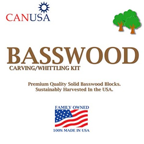7 Piece Premium Beginners Basswood Carving/Whittling KIT. Suitable...