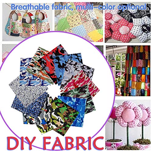 Caopixxzful 14pcs 10 x 10 DIY Fabic Colorful Camouflage Quilting...