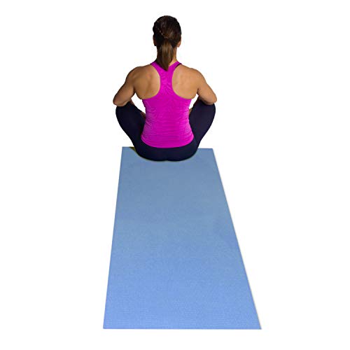 CAP Barbell HHY-CF004B Fitness Yoga Mat, Blue