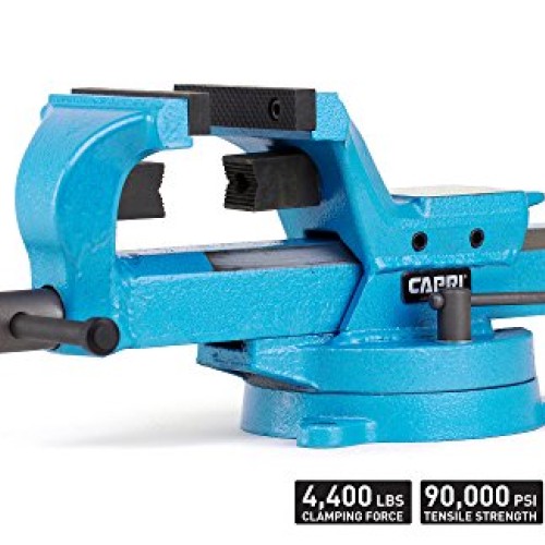 Capri Tools 10515 Ultimate Grip Forged Steel Bench Vise, 4