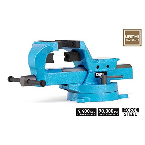 Capri Tools 10515 Ultimate Grip Forged Steel Bench Vise, 4