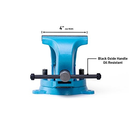 Capri Tools 10515 Ultimate Grip Forged Steel Bench Vise, 4