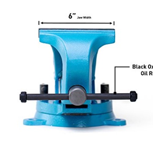 Capri Tools 10516 Ultimate Grip Forged Steel Bench Vise, 6