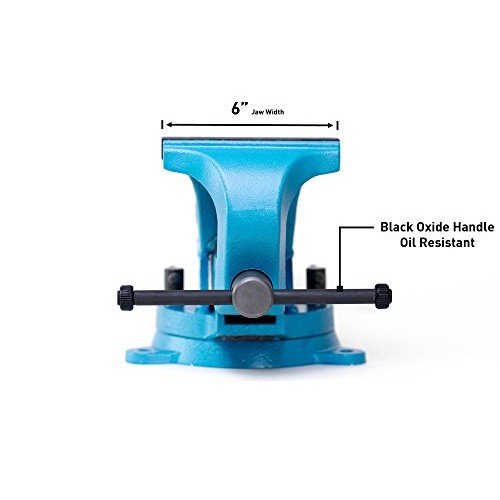 Capri Tools 10516 Ultimate Grip Forged Steel Bench Vise, 6