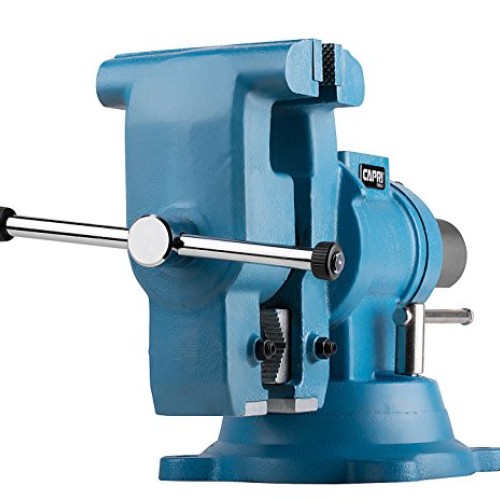 Capri Tools 10519 Rotating Base and Head Bench Vise, 6